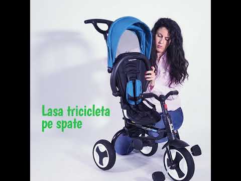 Tricicleta Copii Ultrapliabila Coccolle Spectra - Turcoaz