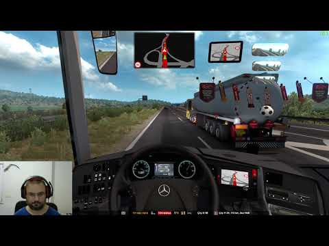 ETS2 1.38 Mercedes Travego Special Edition SHD 15-17 Promods 2.50 Valensiya - Barselona 16.10.2020
