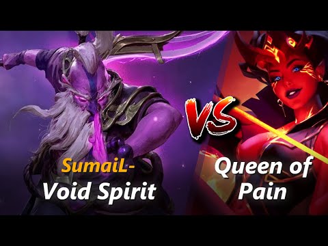 How to Void Spirit mid vs Queen of Pain (feat. SumaiL-) | First 7 minutes