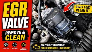 OM642 EGR Valve Removal & Clean – Fix Rough Running & Engine Light (W204 C350 CDI)