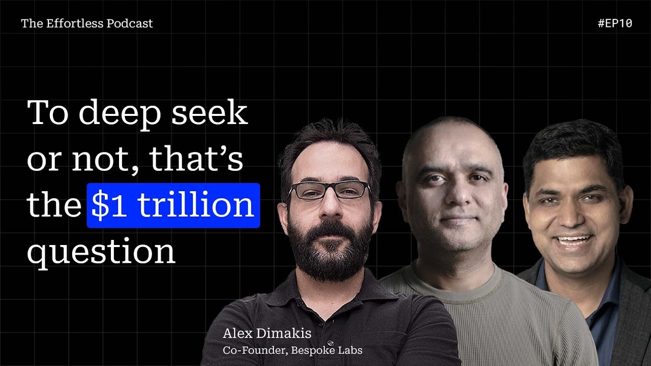 Alex Dimakis on Post-Training AI: To deep seek or not, that’s the $1 trillion question!