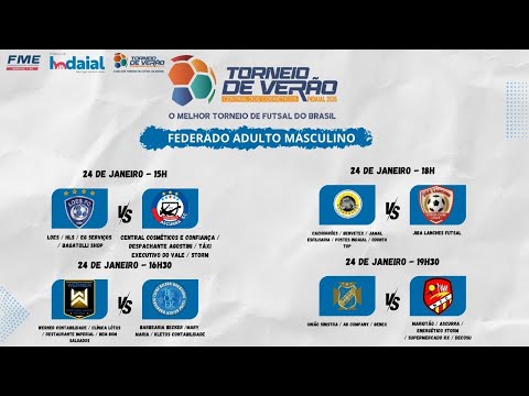 🔴 AO VIVO | 9ª Rodada do 39º Torneio de Verão de Indaial – Central dos Cosméticos