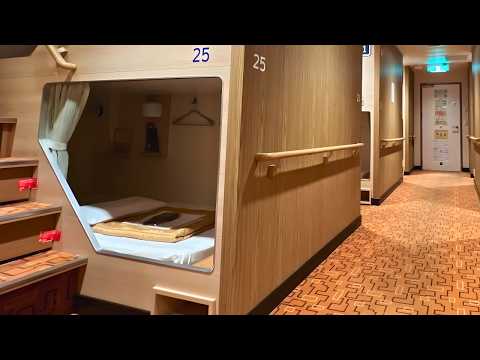 Sleeping in a Capsule Bed on JAPAN’s Overnight Ferry 🇯🇵 | Hokkaido → Tokyo