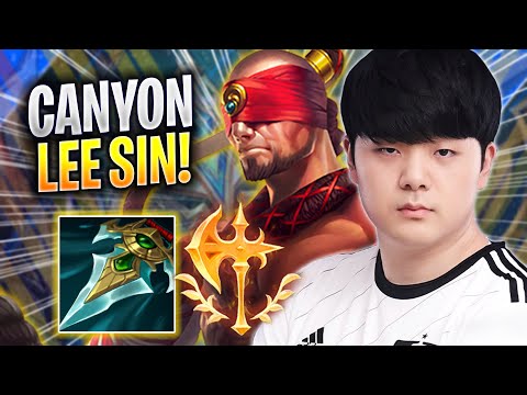 CANYON IS SO CLEAN WITH LEE SIN! - DK Canyon Plays Lee Sin JUNGLE vs Kha'zix! | Season 2023