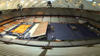 Carrier Dome Transitions From Basketball to Lacros