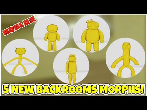 UPDATE 141 🏆🌈 How to get ALL 5 NEW BACKROOMS MORPHS! (GOLDEN RAINBOW FRIENDS) - Roblox