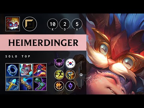 Heimerdinger Top vs Irelia - KR Master Patch 25.09