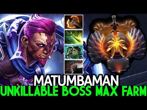 MATUMBAMAN [Anti Mage] Unkillable Boss Max Farming Pro Gameplay 7.24 Dota 2