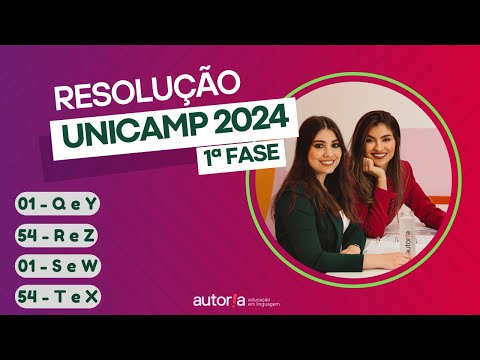 UNICAMP Resolution 2024 (1st phase) - Authorship Language - Question 01 | Languages, test V1