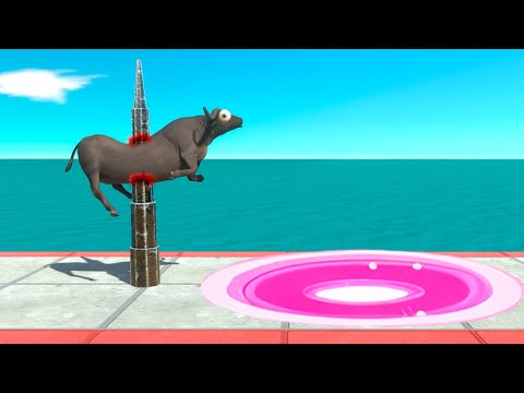 Who Can Avoid Giant Spike and Evolve into a Kaiju? - Animal Revolt Battle Simulator