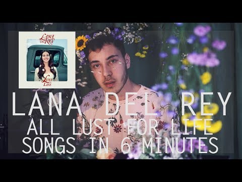Lana del Rey - Lust for Life Full Album Medley (Cover)