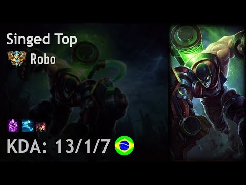 Singed Top vs Shen - Robo - BR Challenger Patch 7.20