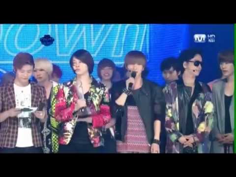 Mnet Countdown 110811 Kyumin moment