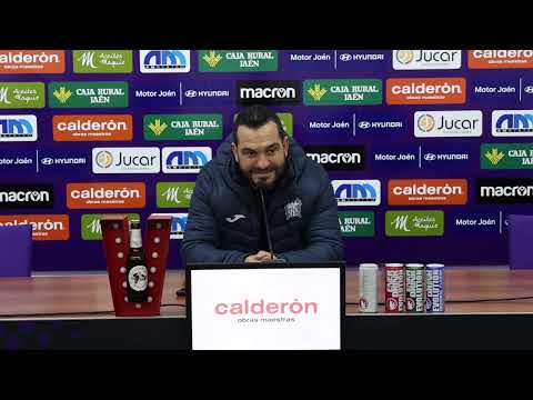 RdP Adrián Hernández (Águilas FC coach) after Real Jaén 3 Águilas FC 1