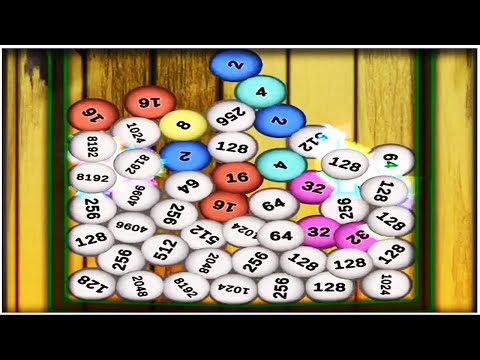 Bubble Double anti 2048 balls - Gameplay Walkthrough