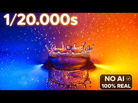 Highspeed-Fotografie Wassertropfen einfrieren in 1/20 000s!