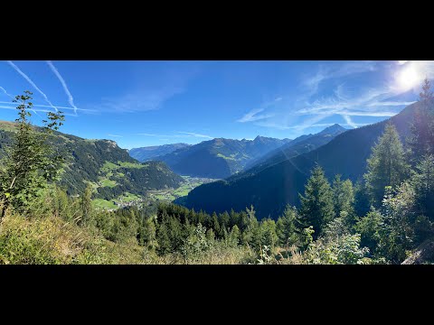 Aufstieg Gamshütte - Kaiserwetter im Zillertal