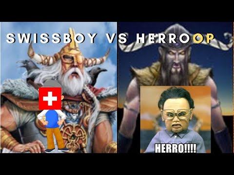 Swissboy (Odin) vs HerroOP (Loki) - Age of Mythology: The Titans (Game 3)