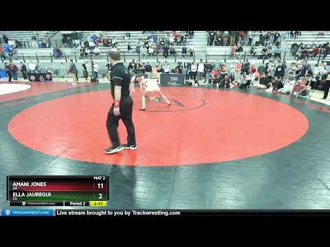 55 Lbs Semifinal - Amani Jones, GA Vs Ella Jauregui, CA 5df1
