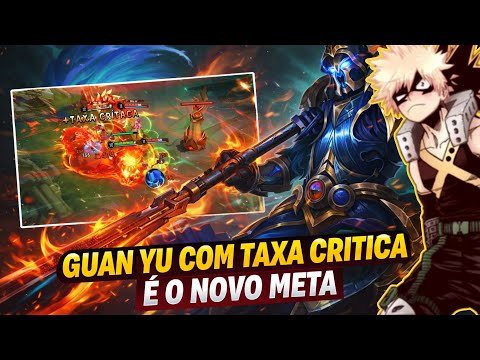 BUFFARAM O CAVALO AGORA O LANCE É BUILDAR CRITICO | GUAN YU HONOR OF KINGS 