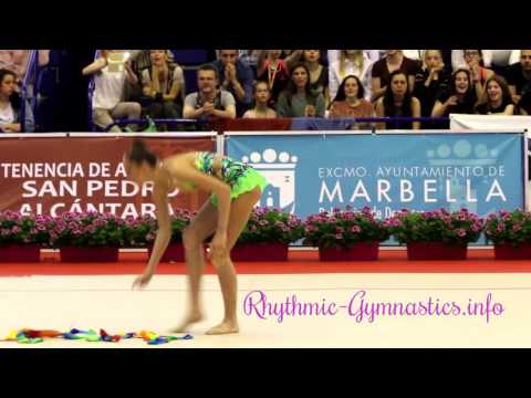 Yulia Bravikova Ribbon Final Grand Prix Marbella 2017
