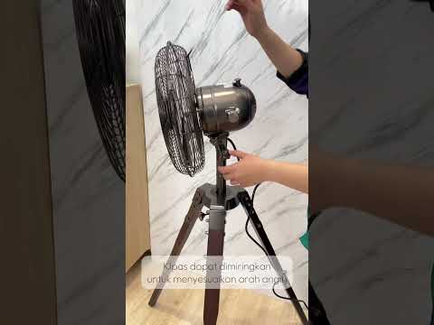 Gambar Krisbow Kipas Angin Berdiri Tripod 12 Inch - Cokelat