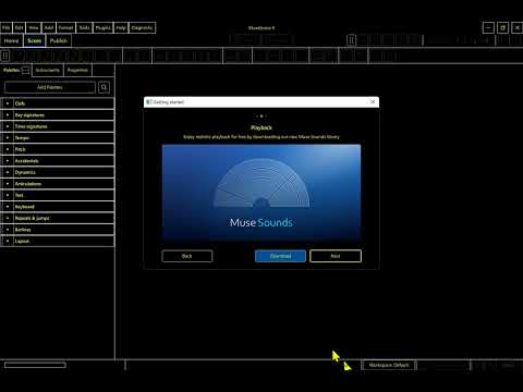 MuseScore 4 Accessibility - Program Setup