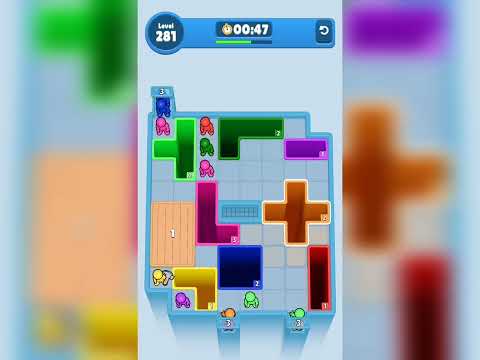 Drop Away Level 281 Solution Walkthrough