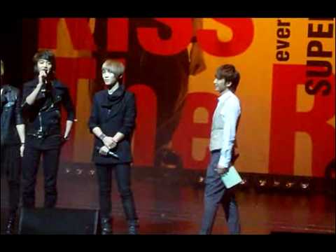 [FANCAM] 100302 Minho taking over Super Junior Kiss the Radio?