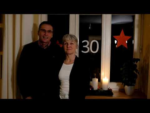 Adventsfenster am 30. November 2020, Familie Lubitz, Engstlatt