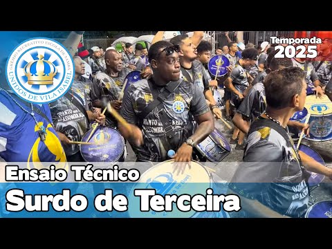 Vila Isabel 2025 | Surdo de Terceira (Centrador) - Ensaio Técnico | Samba ao vivo #ET25
