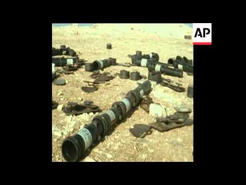 SYND 14/08/71 SCENES ALONG THE BORDER BETWEEN SYRIA AND JORDAN