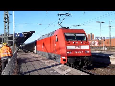 BR 101 128-7 mit IC 2913 in Lüneburg Hbf [HD]