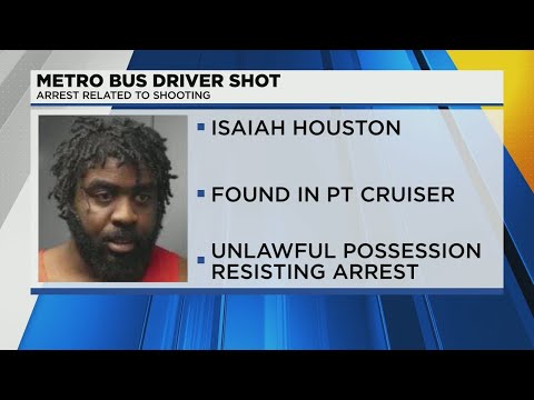 Person of interest in shooting of Metro bus driver charged in connection with chase