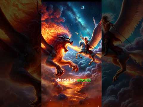 "Belerofonte vs Quimera: El Duelo Mítico"#Quimera#MitologiaGriega#BatallasEpicas#Pegaso