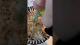 お茶漬けの素なしで秒でつくれる鮭茶漬け#料理 #vlog #日常vlog #深夜飯#夜食