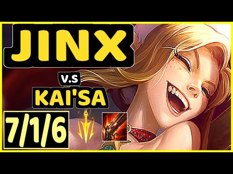 DEFT (JINX) vs KAI'SA - 7/1/6 KDA BOTTOM ADC CHALLENGER GAMEPLAY - KR