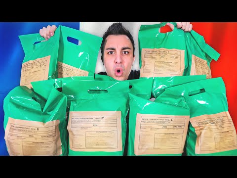 Je teste TOUTES LES RATIONS COMMANDOS Françaises !