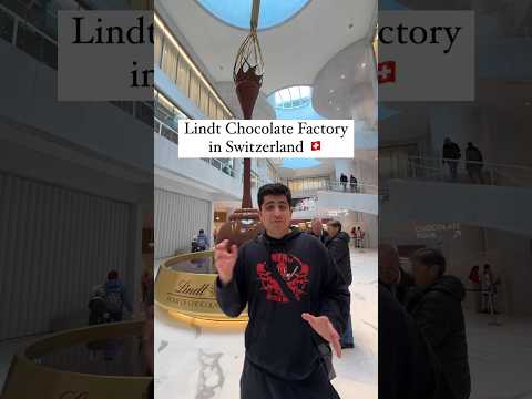 How is Lindt Chocolate Made? 🍫🇨🇭Lindt Chocolate Factory Tour #lindtchocolate #lindt #swisschocolate