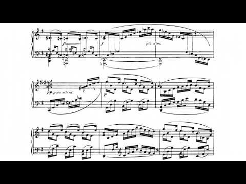 [Adolf Wiklund] Melodie, Op.3 No.3 (Score-Video)
