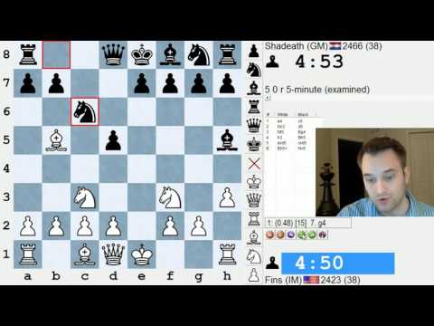 Blitz Chess #431: IM Bartholomew vs. GM Andrei Deviatkin (Caro-Kann Defense)