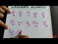 How to write Kannada Ottakshara/Cluster letters easily.