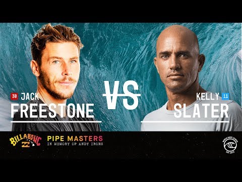 Jack Freestone vs. Kelly Slater - Quarterfinals, Heat 2 - Billabong Pipe Masters 2019