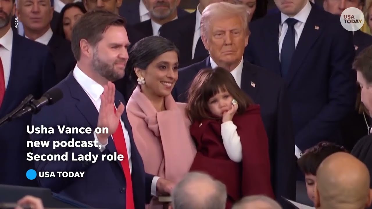 Usha Vance introduces new podcast, talks about relationship with vice president