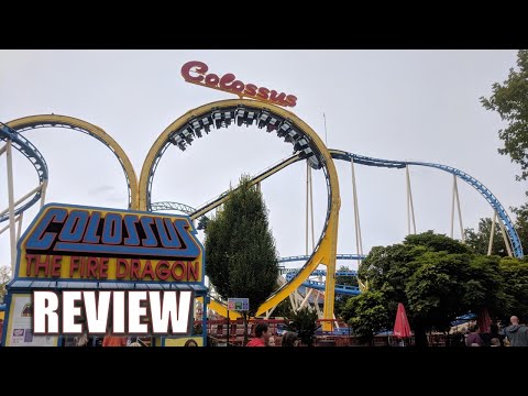 Video review of Colossus the Fire Dragon by Canobie Coaster