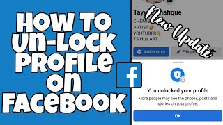 How to Unlock Facebook Profile - Android/iPhone - Facebook New update