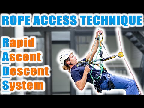 Rapid Ascent Descent System - RADS - IRATA Rope Access Training
