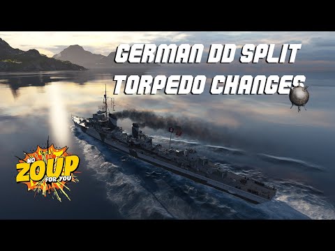 World of Warships German DD Split Torpedo Changes