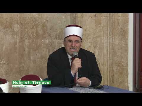 Manifestimi i Natës së Isras dhe Miraxhit në xhaminë e Madhe në Prishtinë