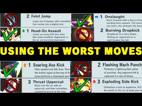 Can I Win with Mii Brawler's WORST MOVESET?